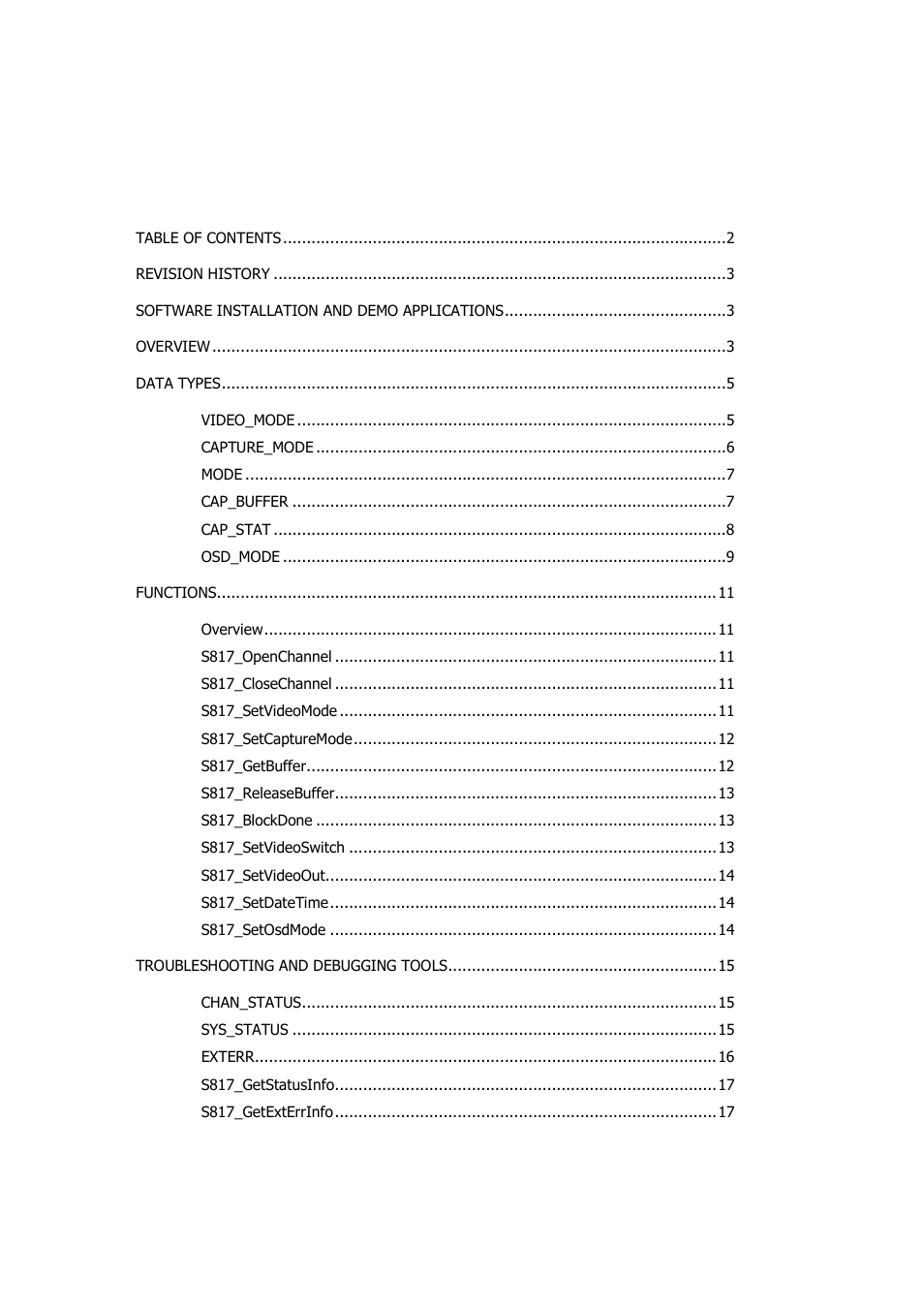 Sensoray 817 User Manual | Page 2 / 18