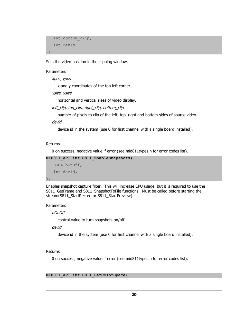Sensoray 811 Windows SDK User Manual | Page 20 / 23