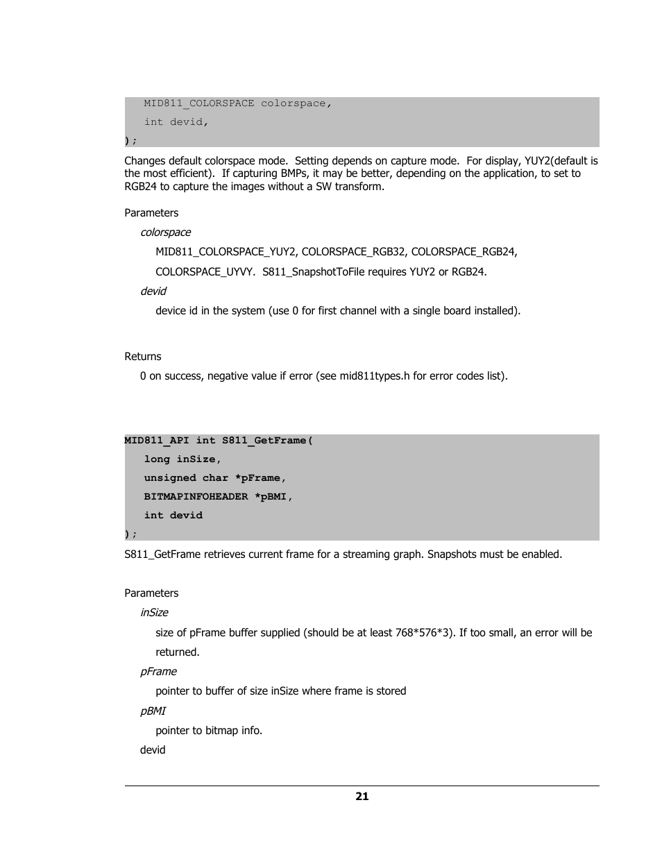 Sensoray 811 Windows SDK User Manual | Page 21 / 23