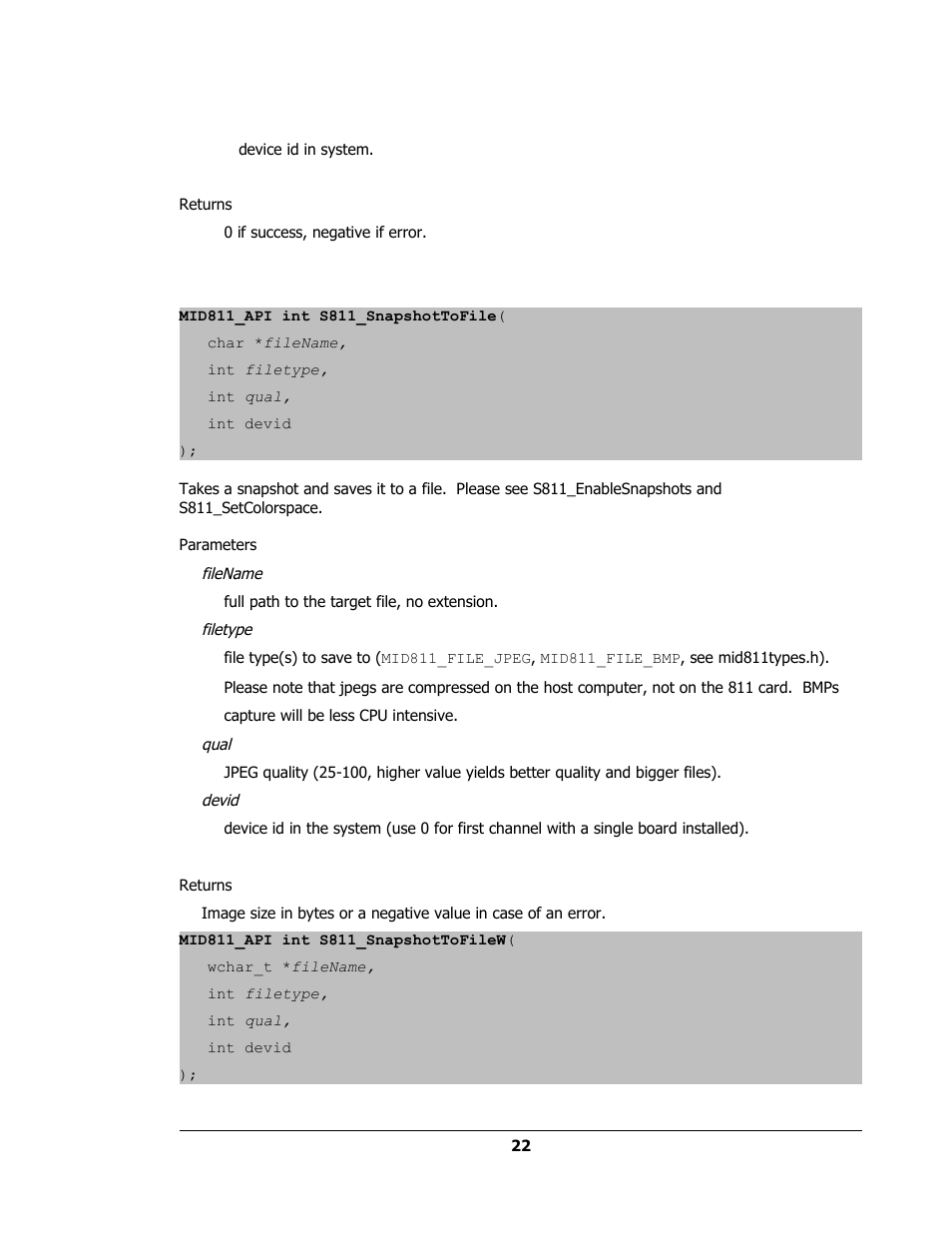 Sensoray 811 Windows SDK User Manual | Page 22 / 23