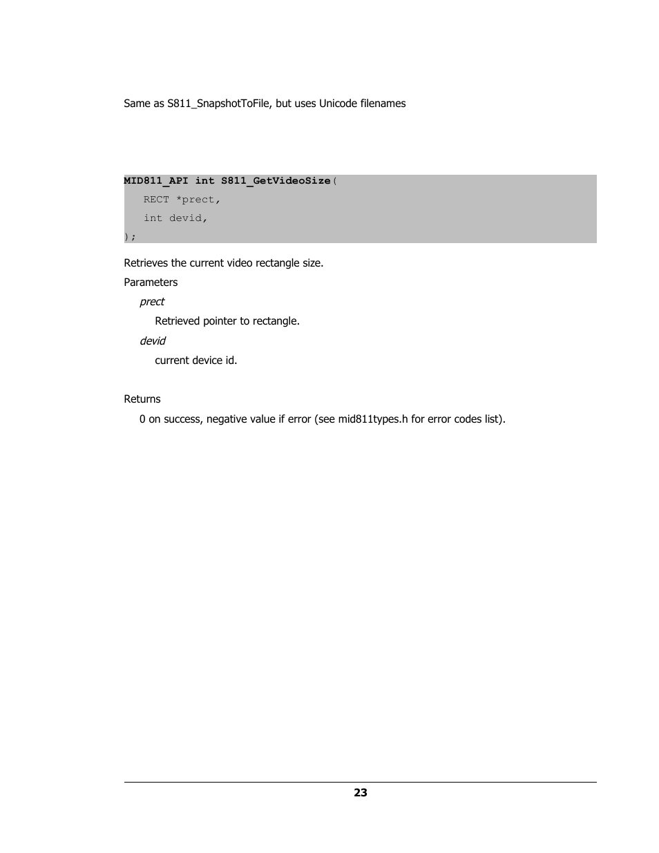 Sensoray 811 Windows SDK User Manual | Page 23 / 23