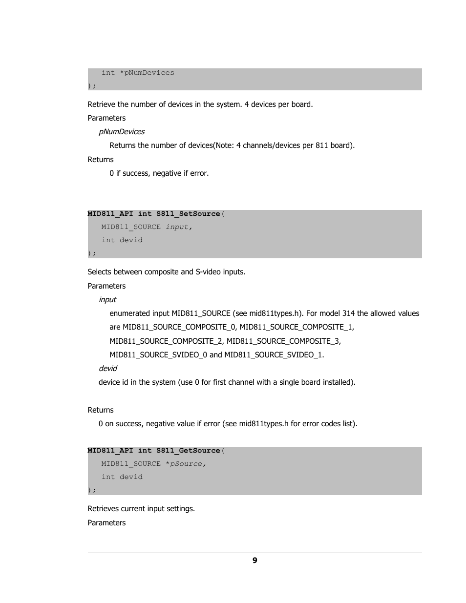 Sensoray 811 Windows SDK User Manual | Page 9 / 23
