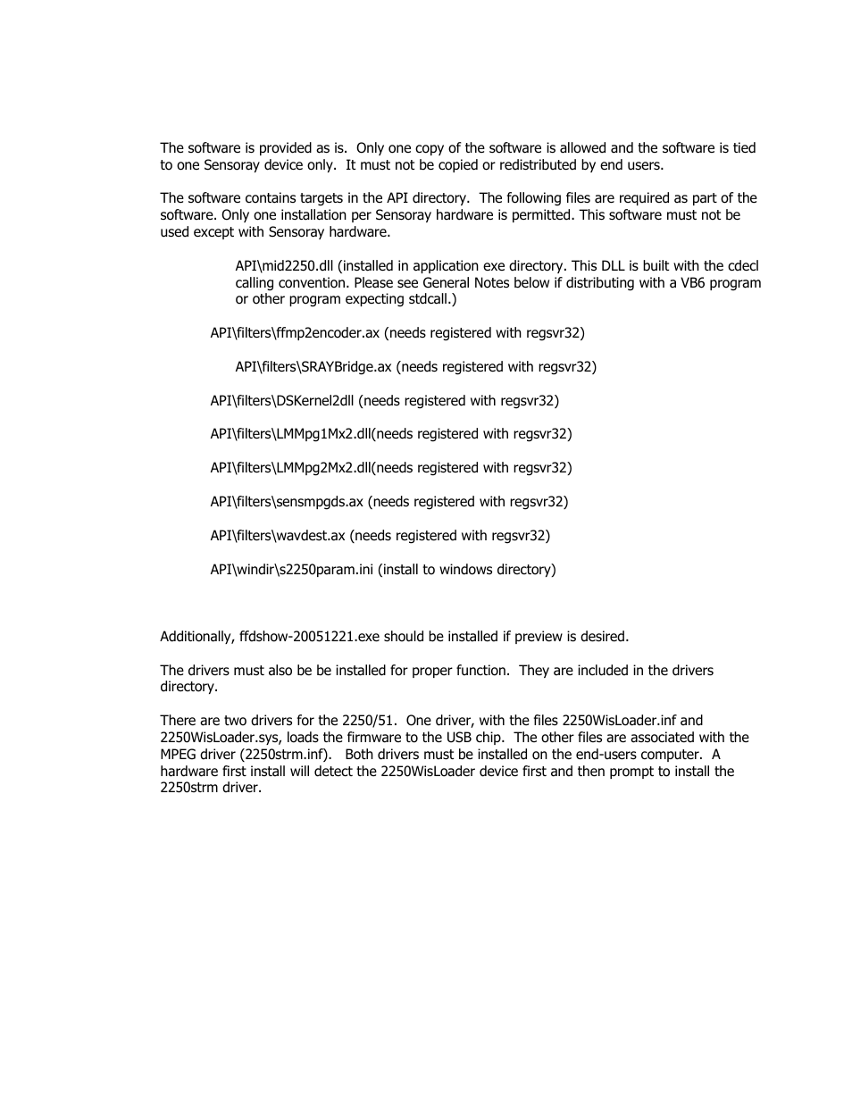 Sensoray 2251 Rev.A User Manual | Page 5 / 48