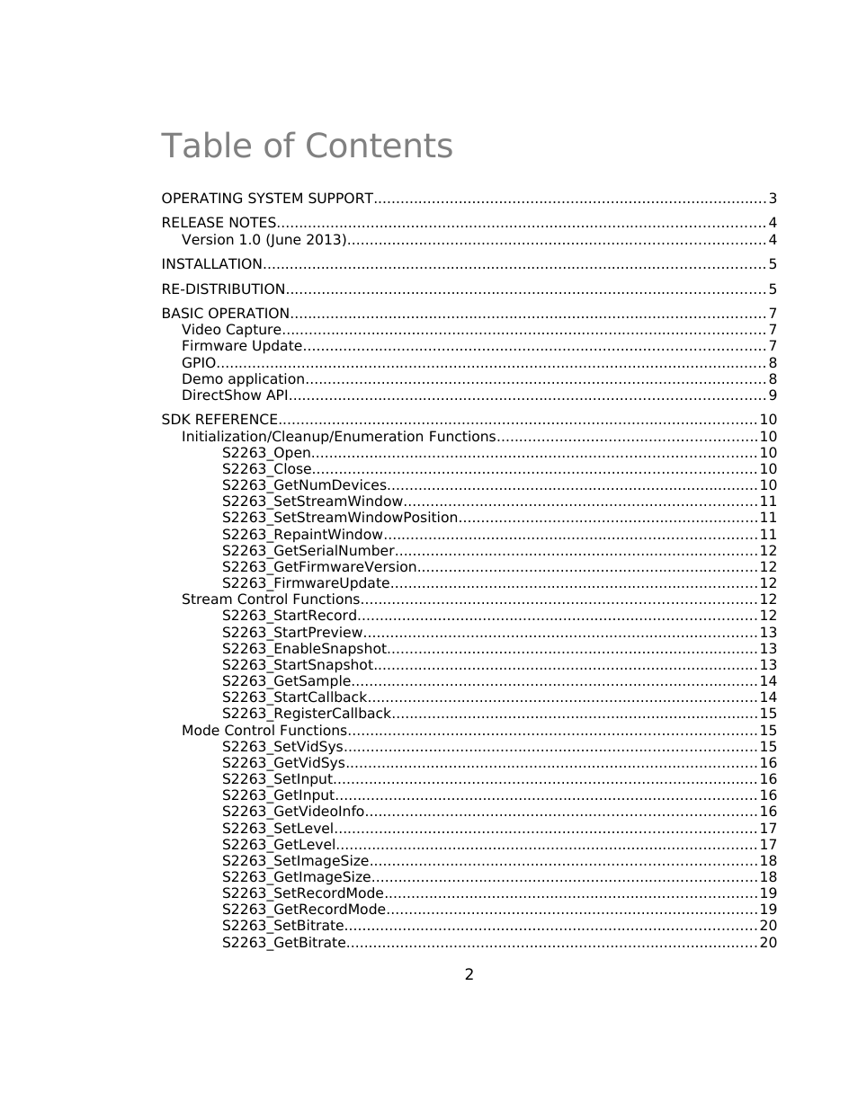 Sensoray 2263 User Manual | Page 2 / 25