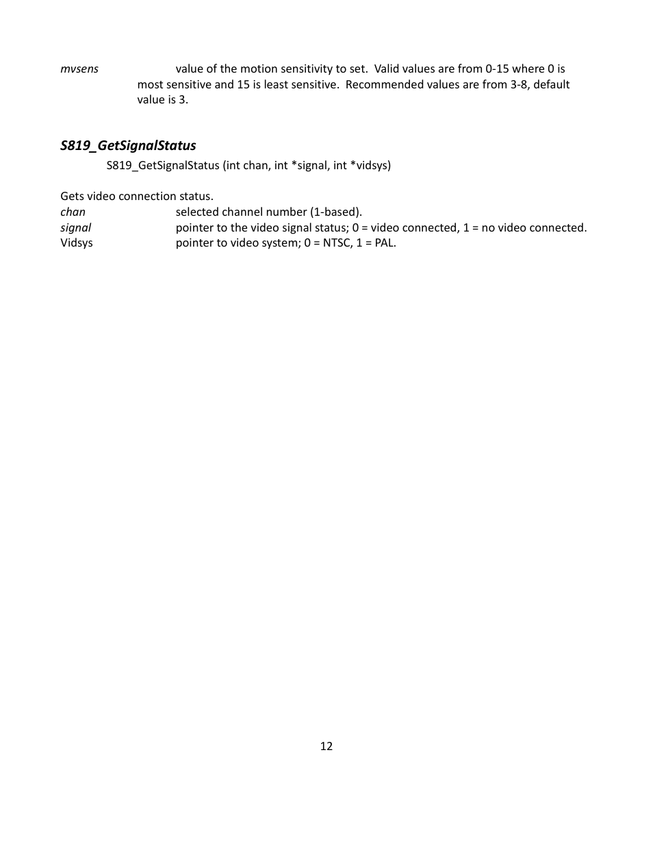 Sensoray 819 Windows SDK User Manual | Page 12 / 16