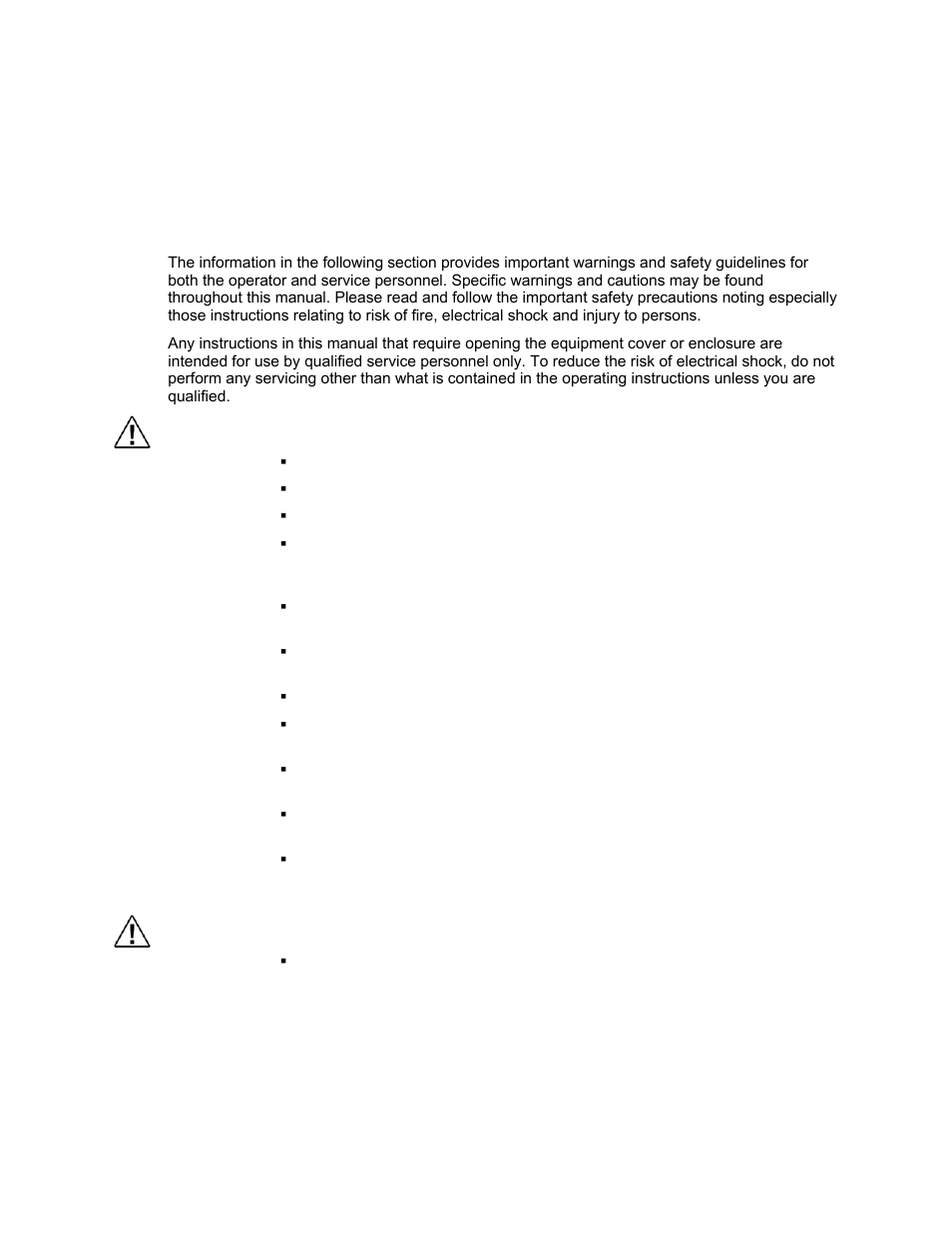 Regulatory warnings & safety information, Warnings, Cautions | Sierra Video 3232HD-3G User Manual | Page 5 / 70