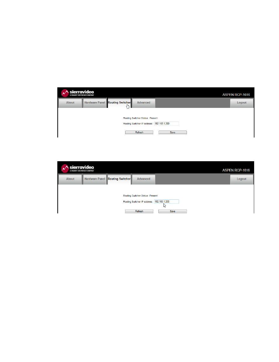 Routing switcher, Overview | Sierra Video RCP-1616 User Manual | Page 20 / 50