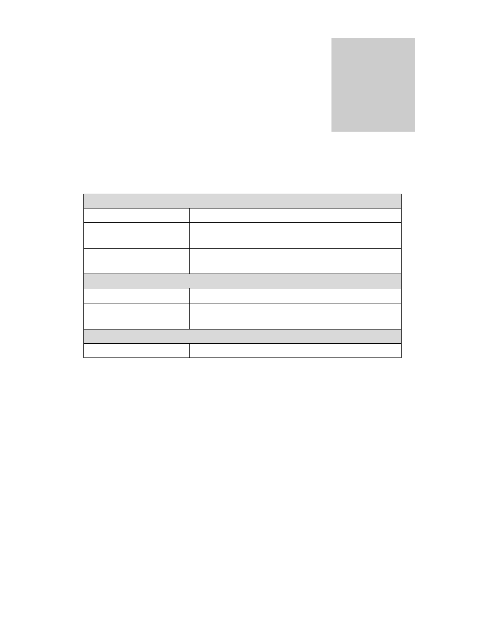 Specifications, Chapter | Sierra Video RCP-1616 User Manual | Page 47 / 50