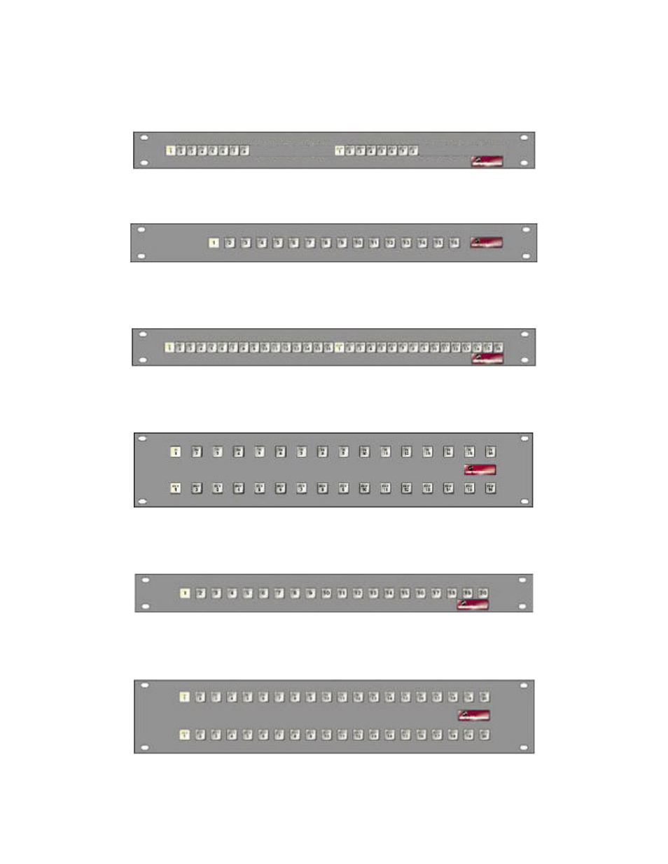Sierra Video RS-485 Pushbutton Control Panels User Manual | Page 12 / 26
