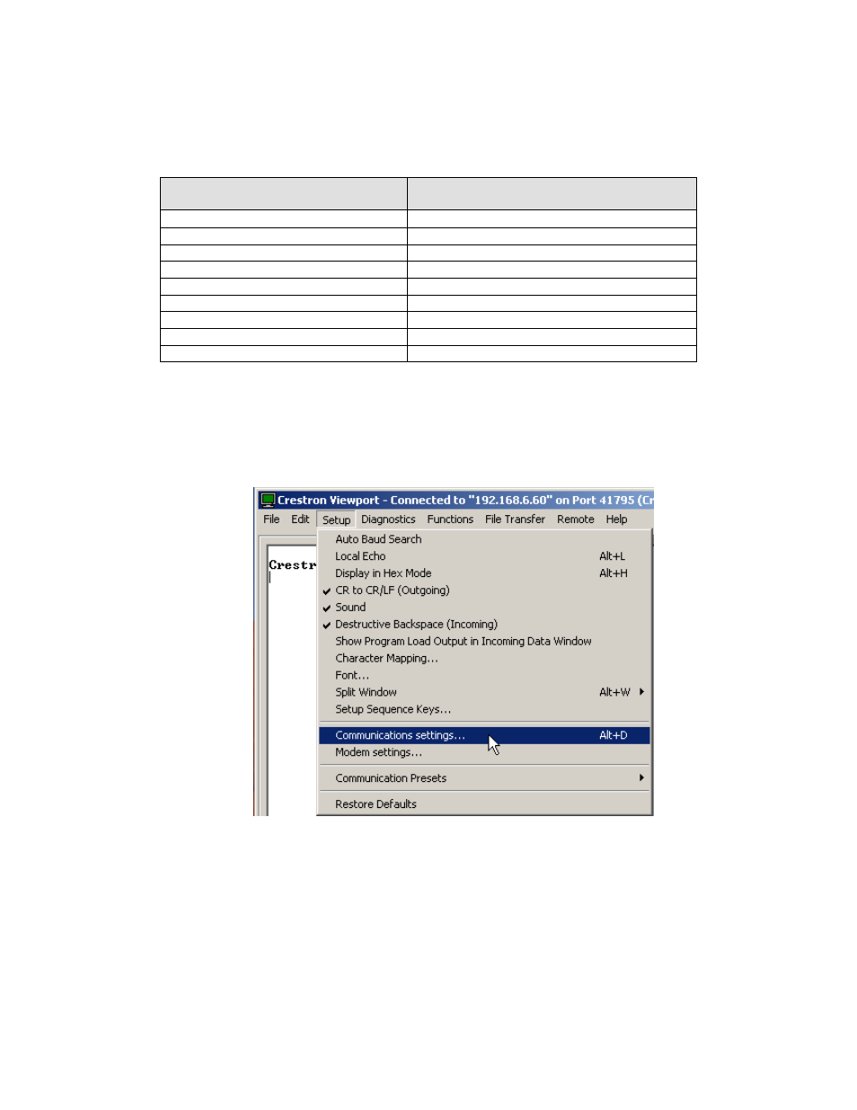 Setup, Connecting to a pc | Sierra Video Crestron E-Server 908012 User Manual | Page 14 / 32