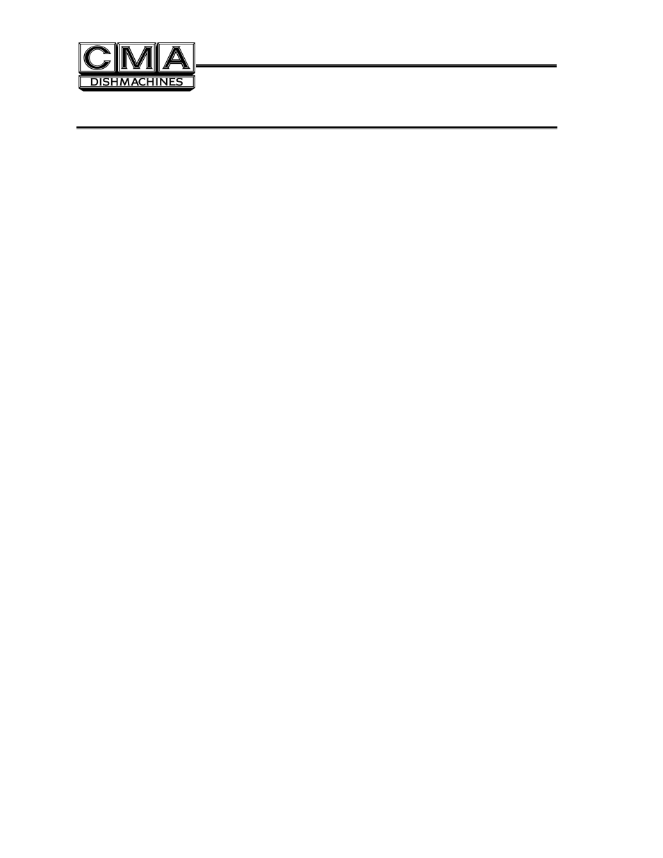 Getting started, Introduction to models ah, b ,c&” s” series, Ntroduction to | Odels, Ah, b ,c&” s, Series | CMA Dishmachines AH/B/C/S User Manual | Page 7 / 14