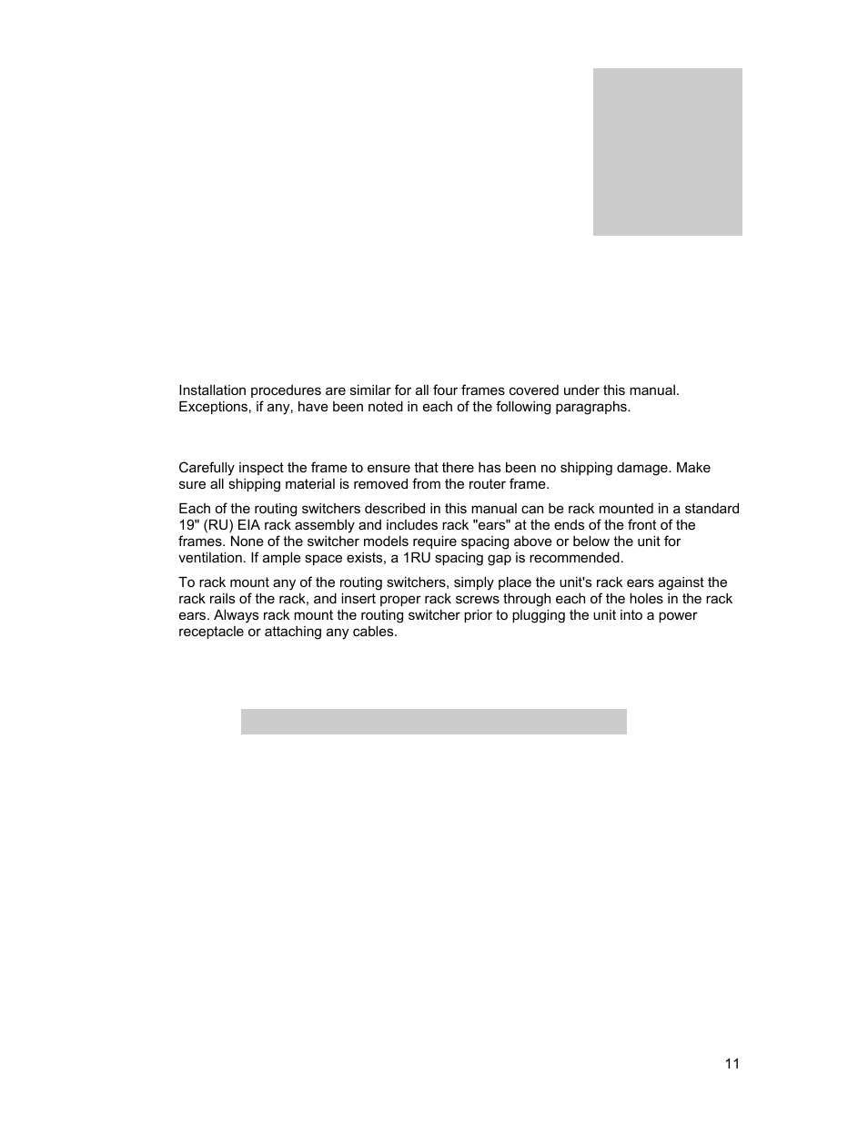 Installation, Introduction, Rack mounting | Dimensions, Chapter | Sierra Video Tahoe Series 16 User Manual | Page 17 / 78