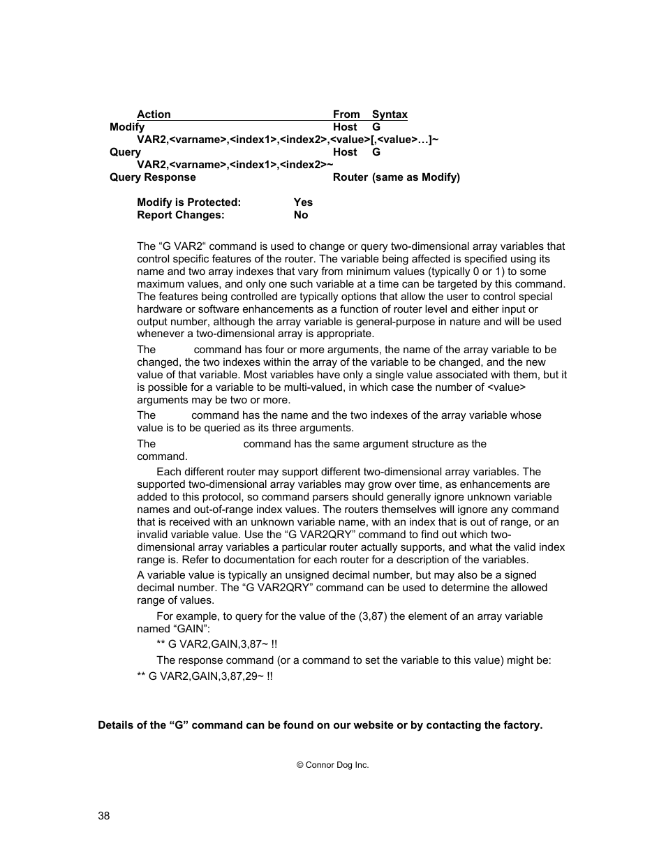 Sierra Video Tahoe Series 16 User Manual | Page 44 / 78