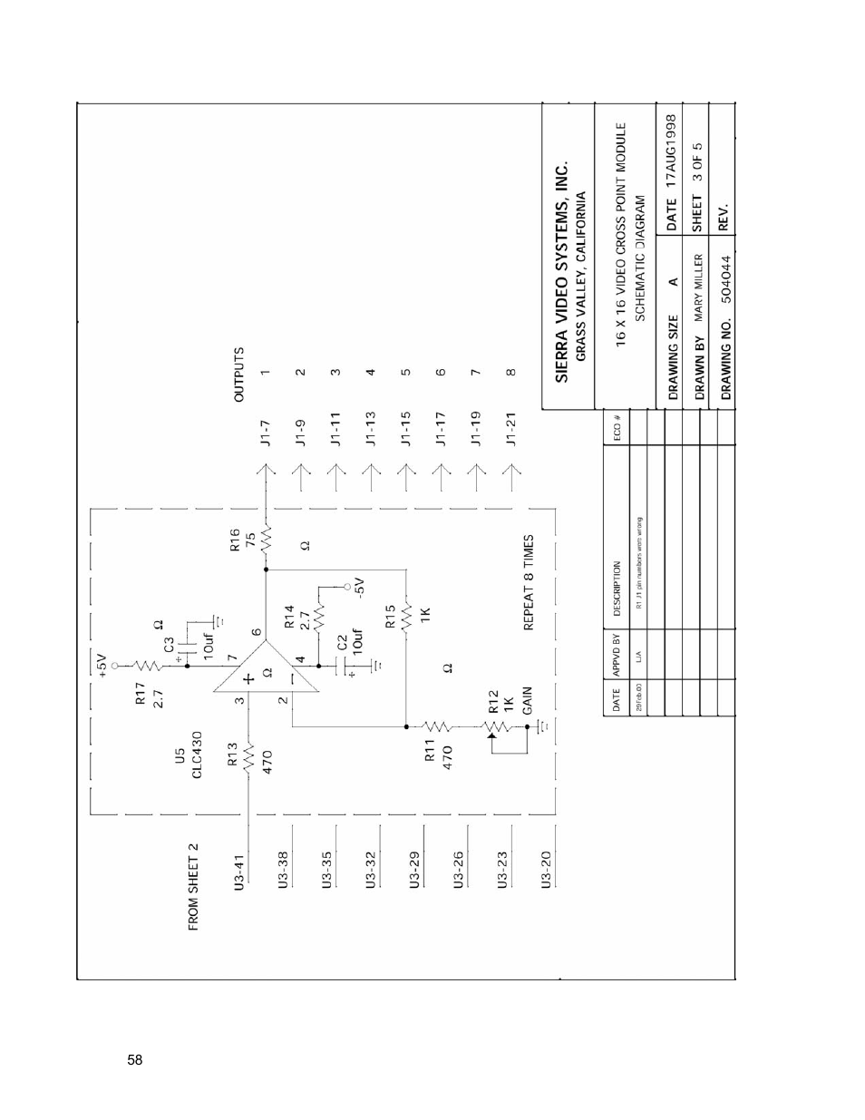 Sierra Video Tahoe Series 16 User Manual | Page 64 / 78