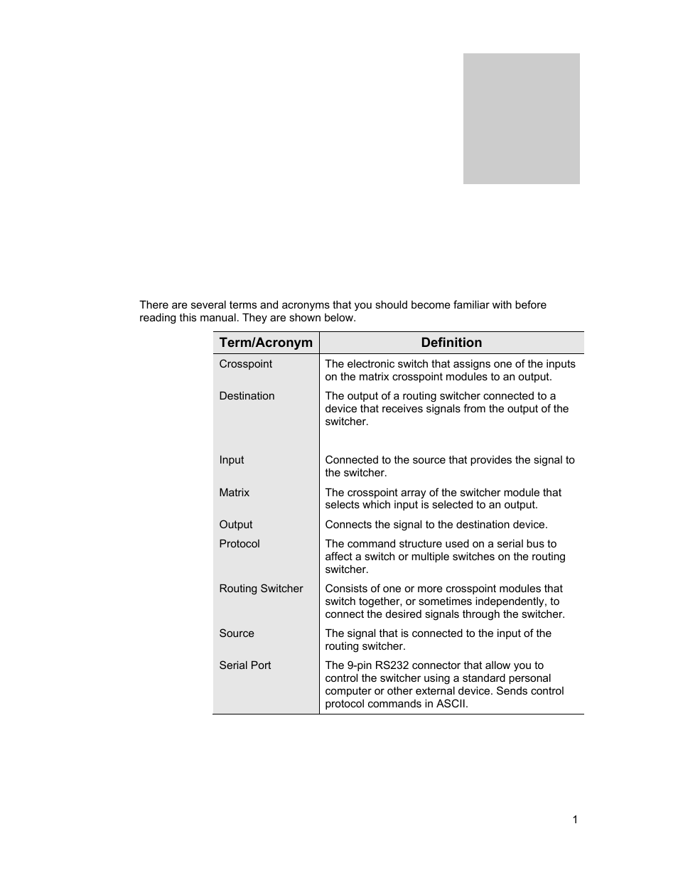 Introduction, Before you begin, Chapter | Sierra Video Tahoe Series 16 User Manual | Page 7 / 78
