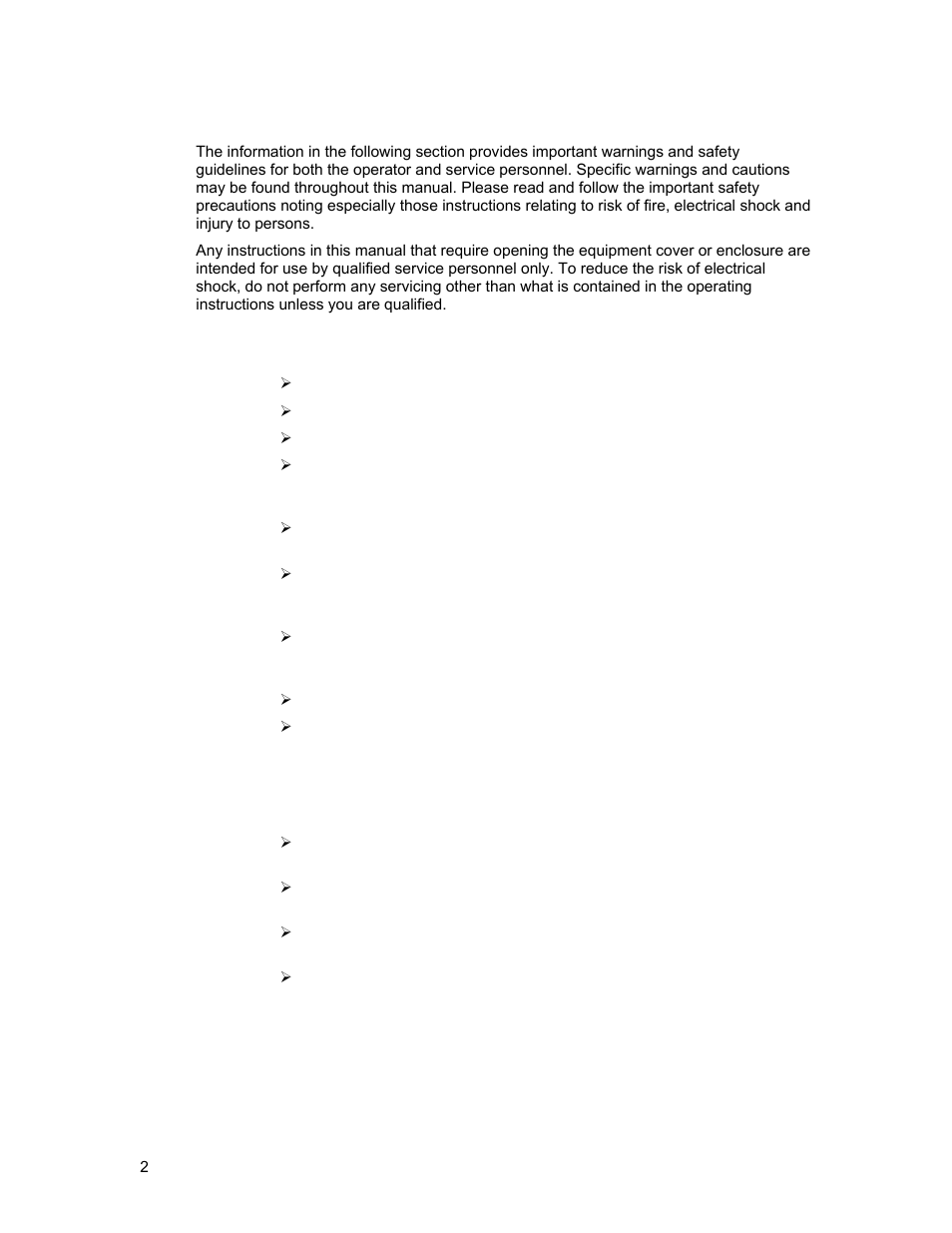 Warnings & safety regulations, Warnings, Cautions | Sierra Video Tahoe Series 16 User Manual | Page 8 / 78