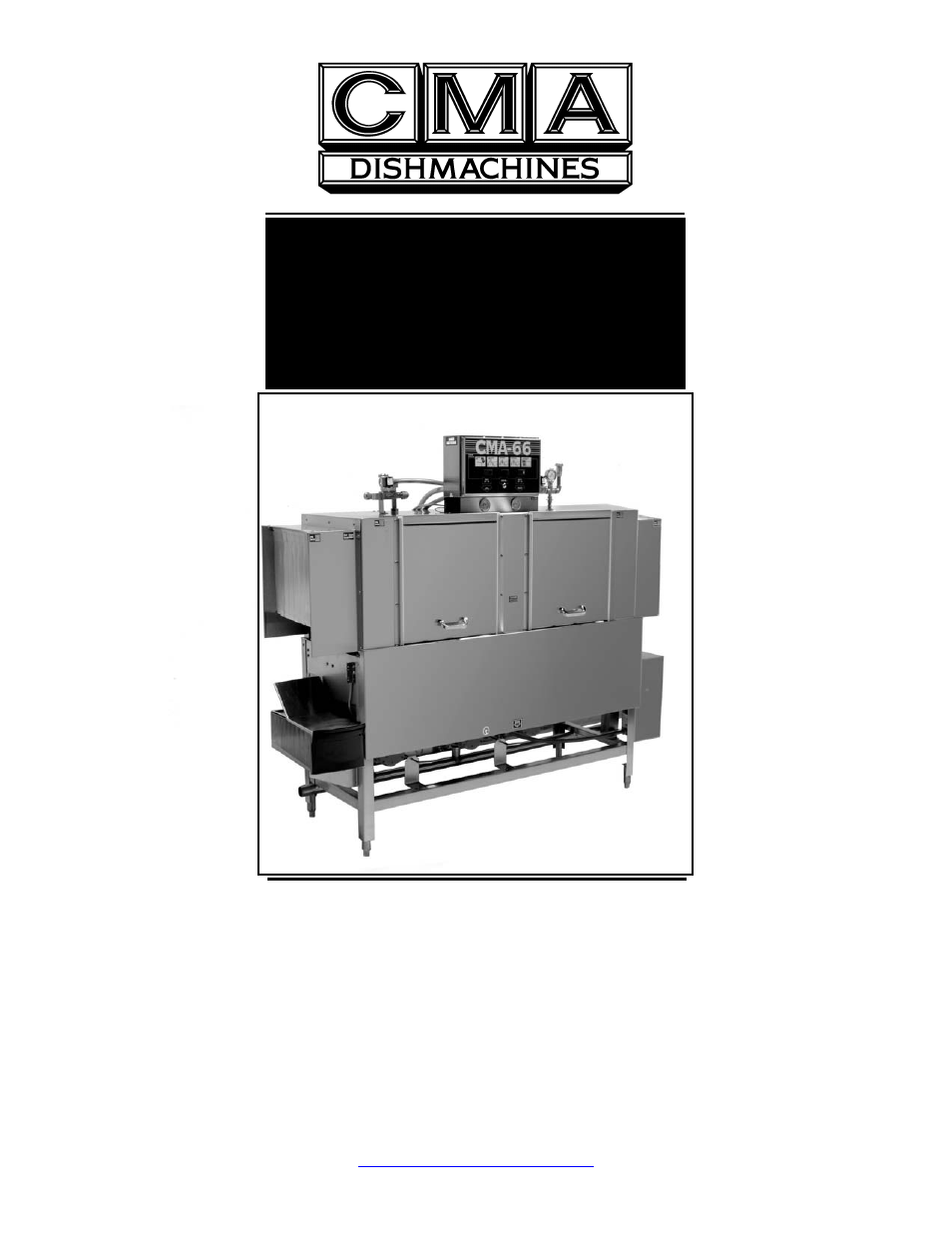 CMA Dishmachines CMA-66 User Manual | 26 pages