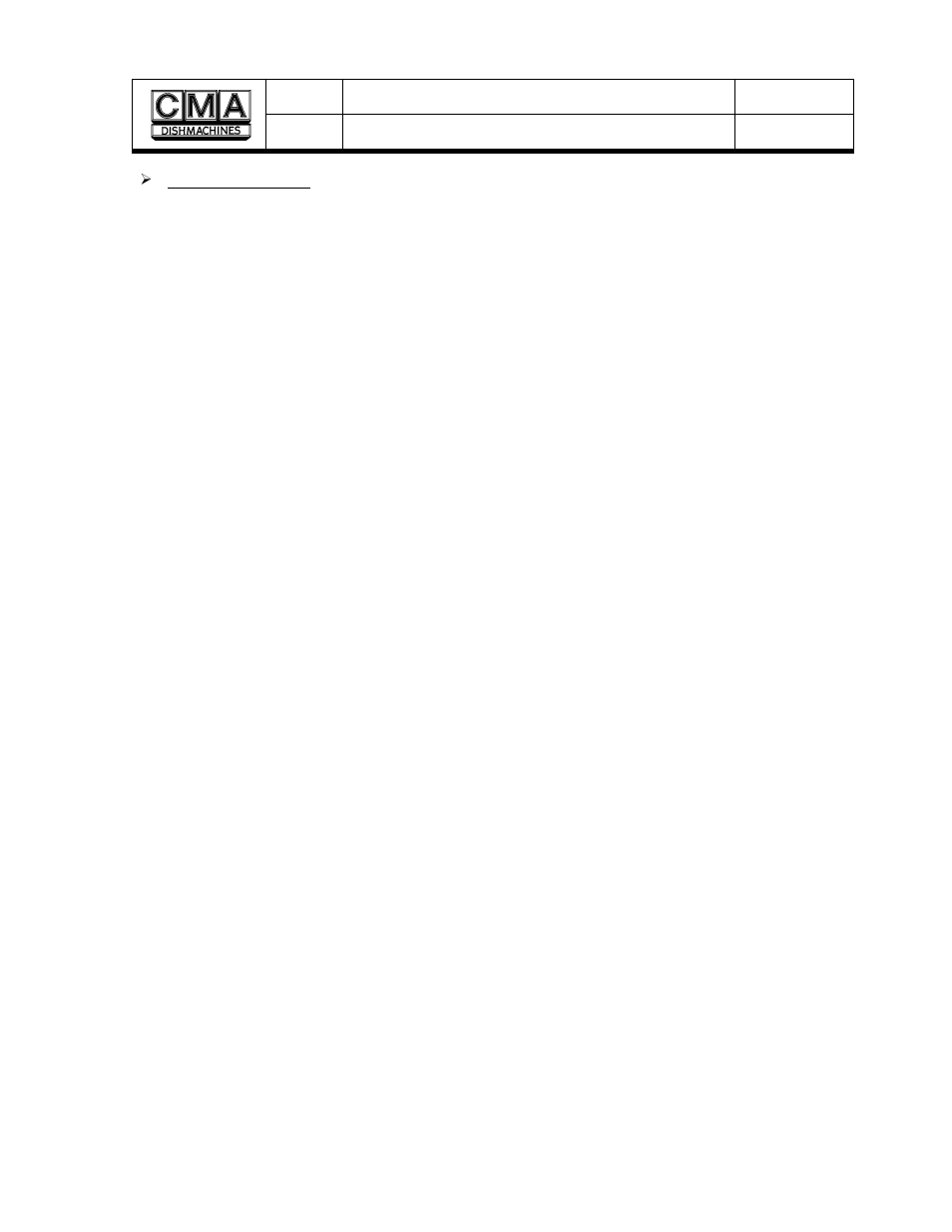 Machine will not fill | CMA Dishmachines EAH/EC User Manual | Page 15 / 19