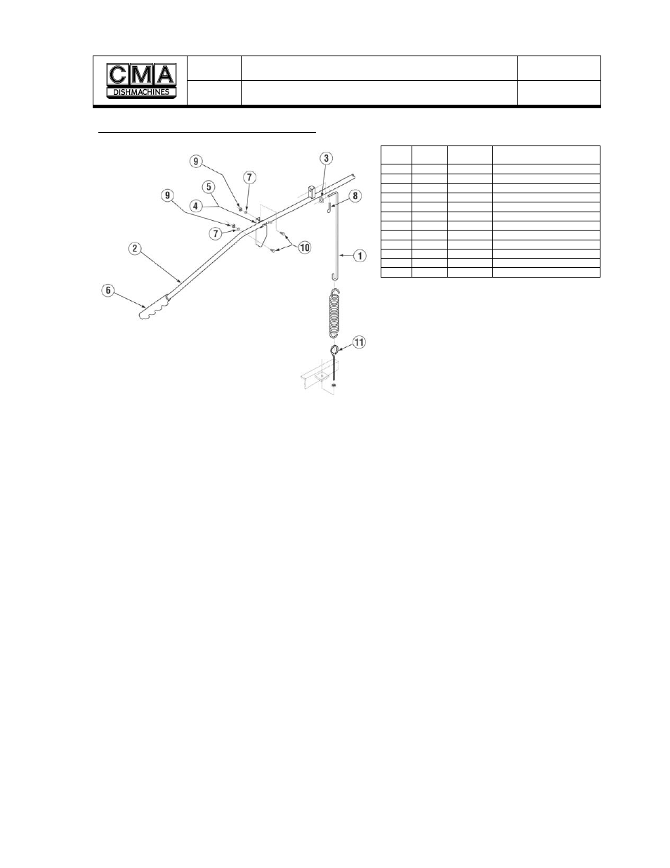 Door handle conversion ec to eah #00617.20, Installation & operation | CMA Dishmachines EAH/EC User Manual | Page 17 / 19
