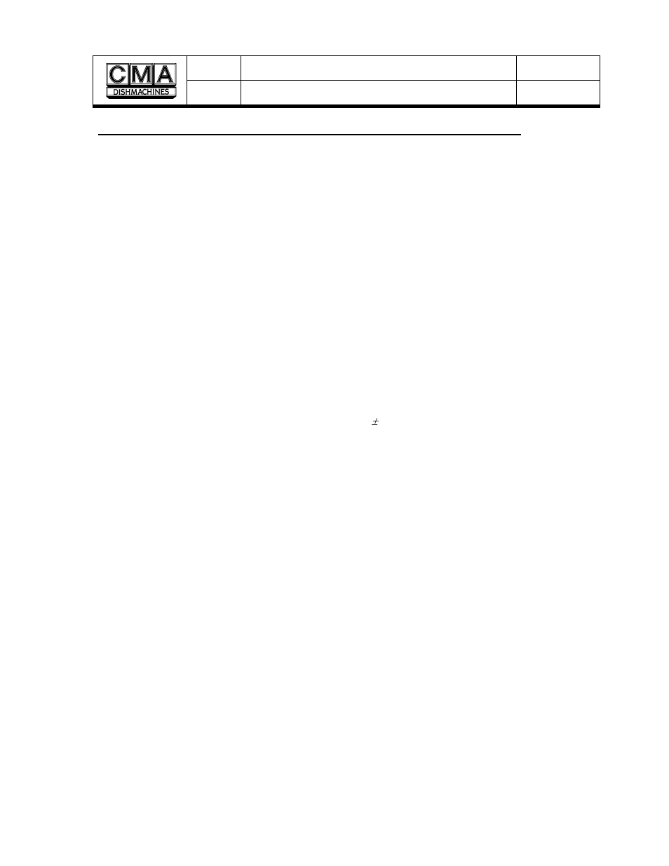 Installation & operation | CMA Dishmachines EAH/EC User Manual | Page 18 / 19