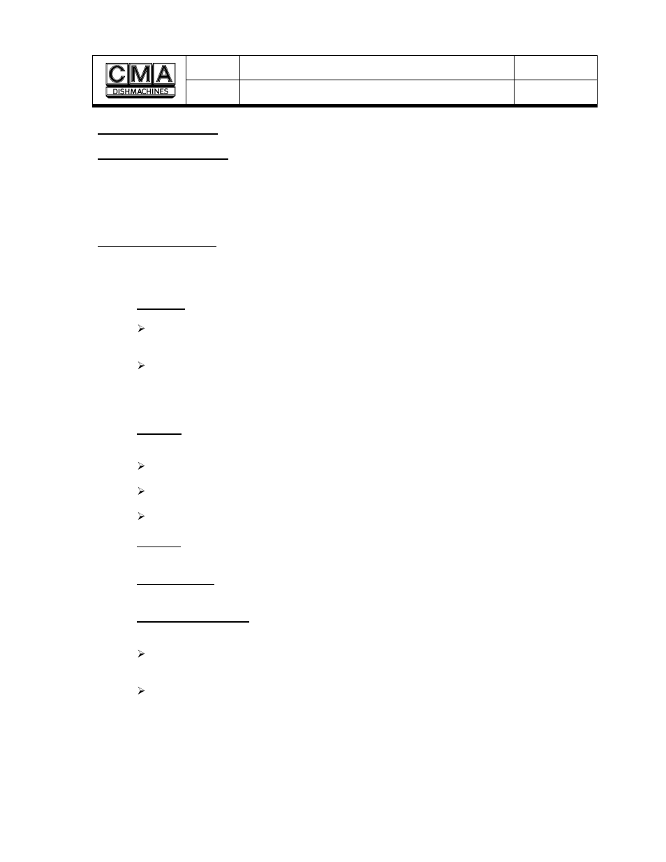 Getting started, Introduction to eah and ec, Receiving and installation | Packaging, Plumbing, Electrical, Chemical feeder, Scrap trap accumulator | CMA Dishmachines EAH/EC User Manual | Page 4 / 19