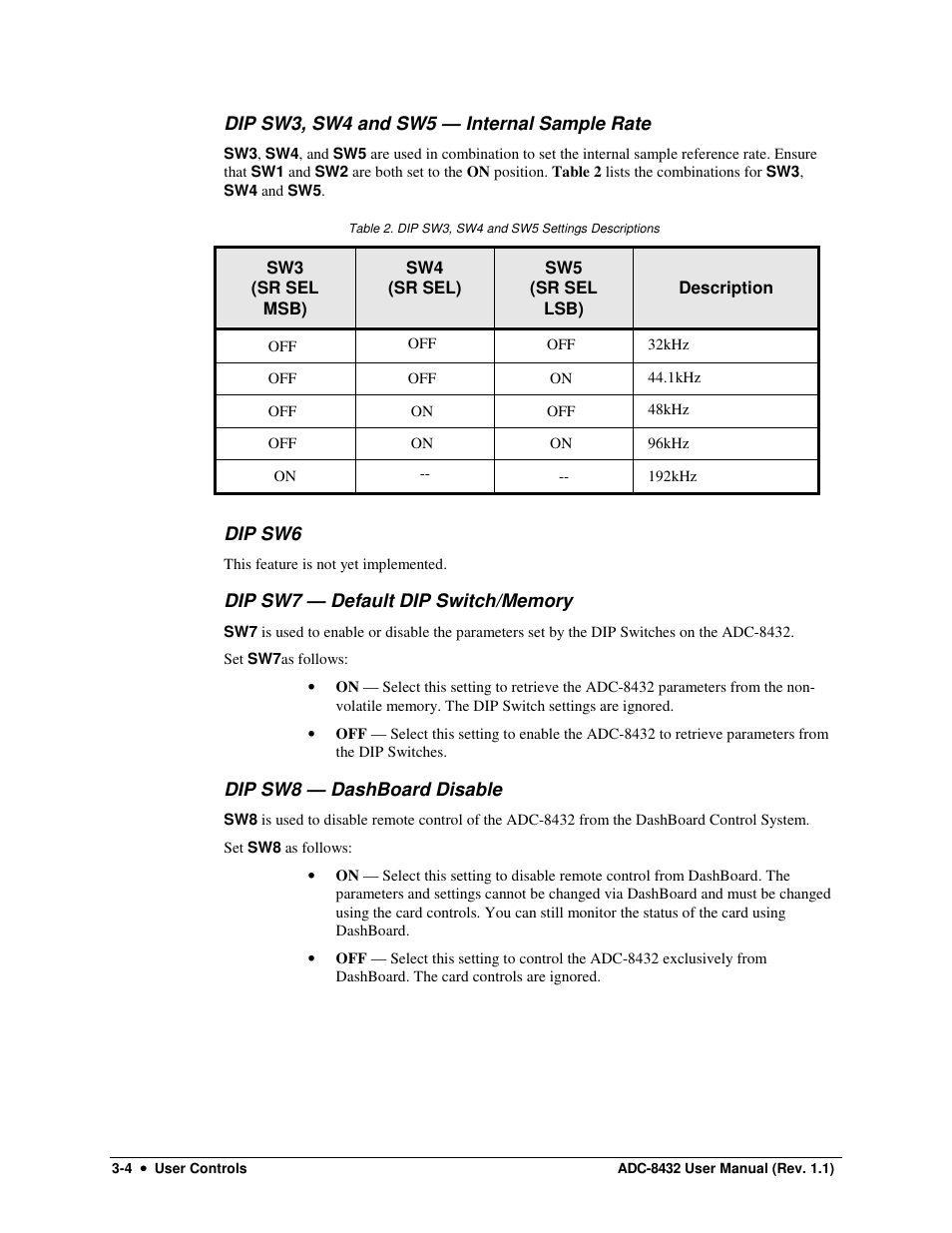 Sierra Video ADC-8432 User Manual | Page 22 / 33