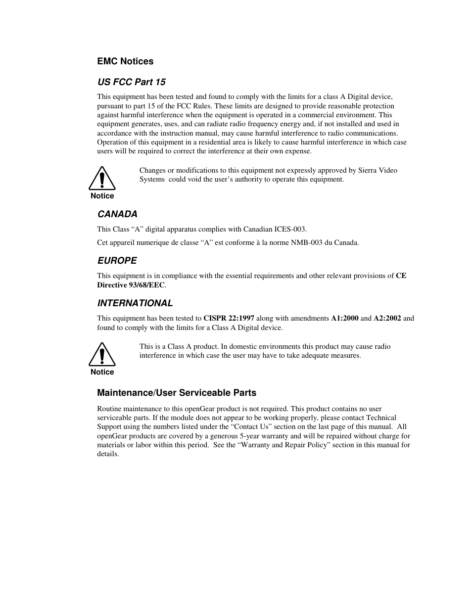 Sierra Video ADC-8432 User Manual | Page 4 / 33
