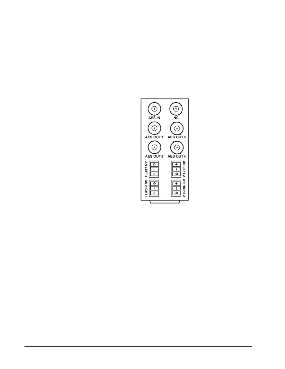 Rear module options, Figure 2. rear module | Sierra Video DAC-162 User Manual | Page 10 / 17