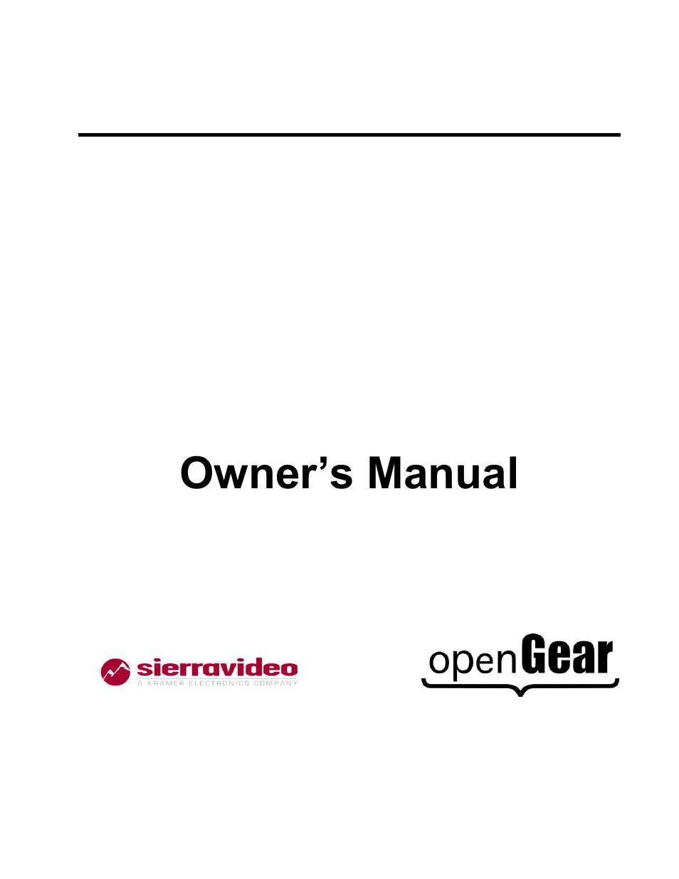 Sierra Video DAH-339 User Manual | 19 pages