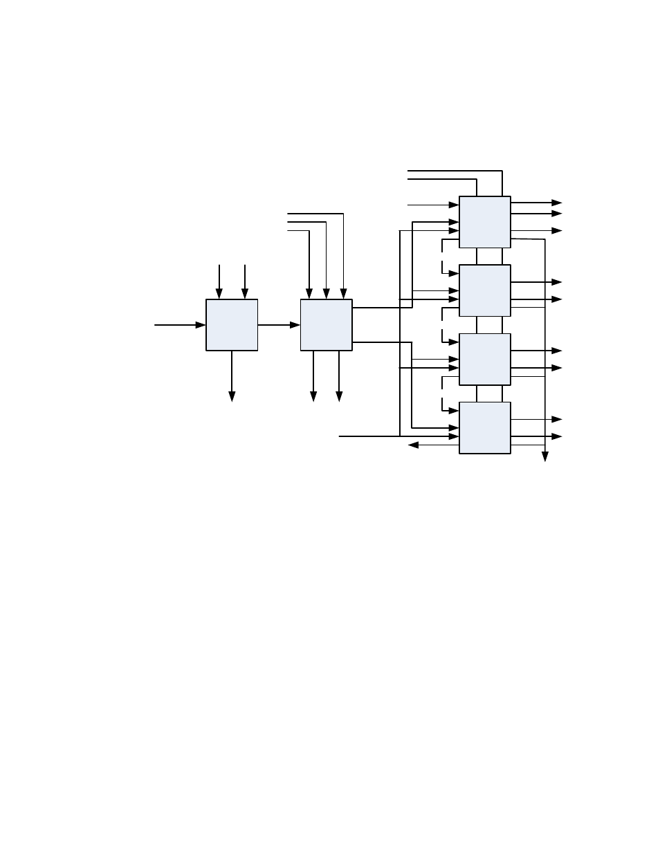 Circuit description, Hdda 1x9 digital video path block diagram | Sierra Video HDA-109 User Manual | Page 22 / 30
