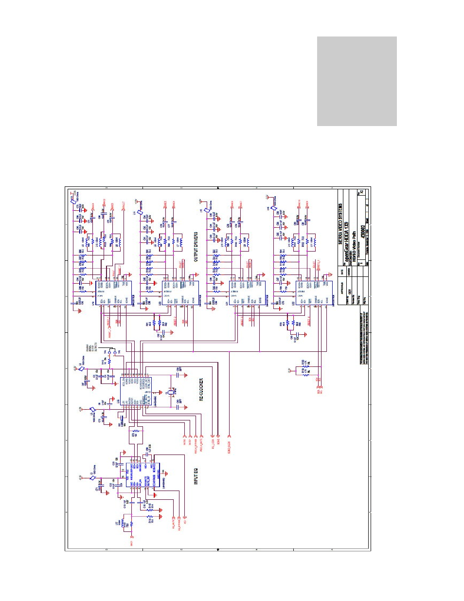 Schematics | Sierra Video HDA-109 User Manual | Page 25 / 30