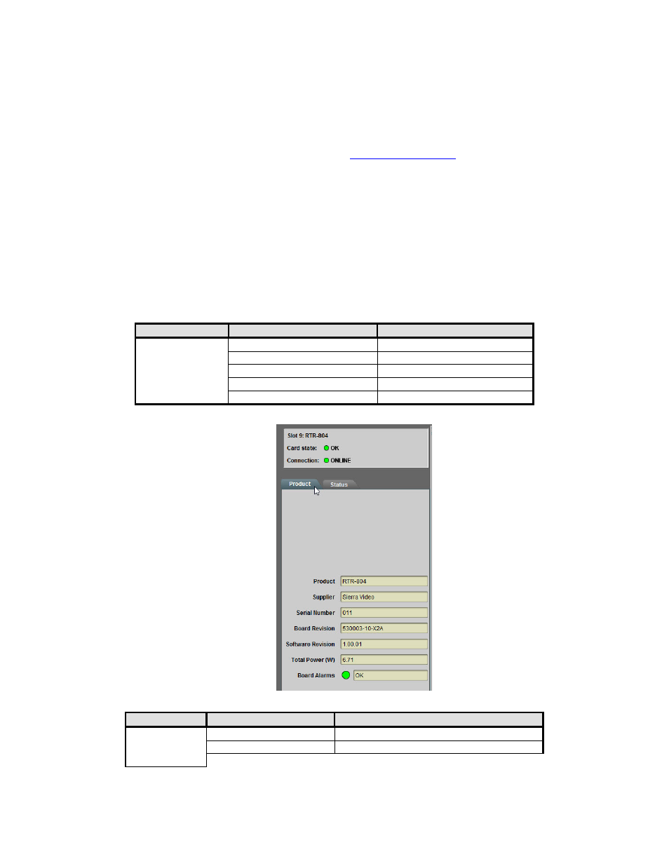 Dashboard software, The menu system | Sierra Video RTR-804 User Manual | Page 29 / 46