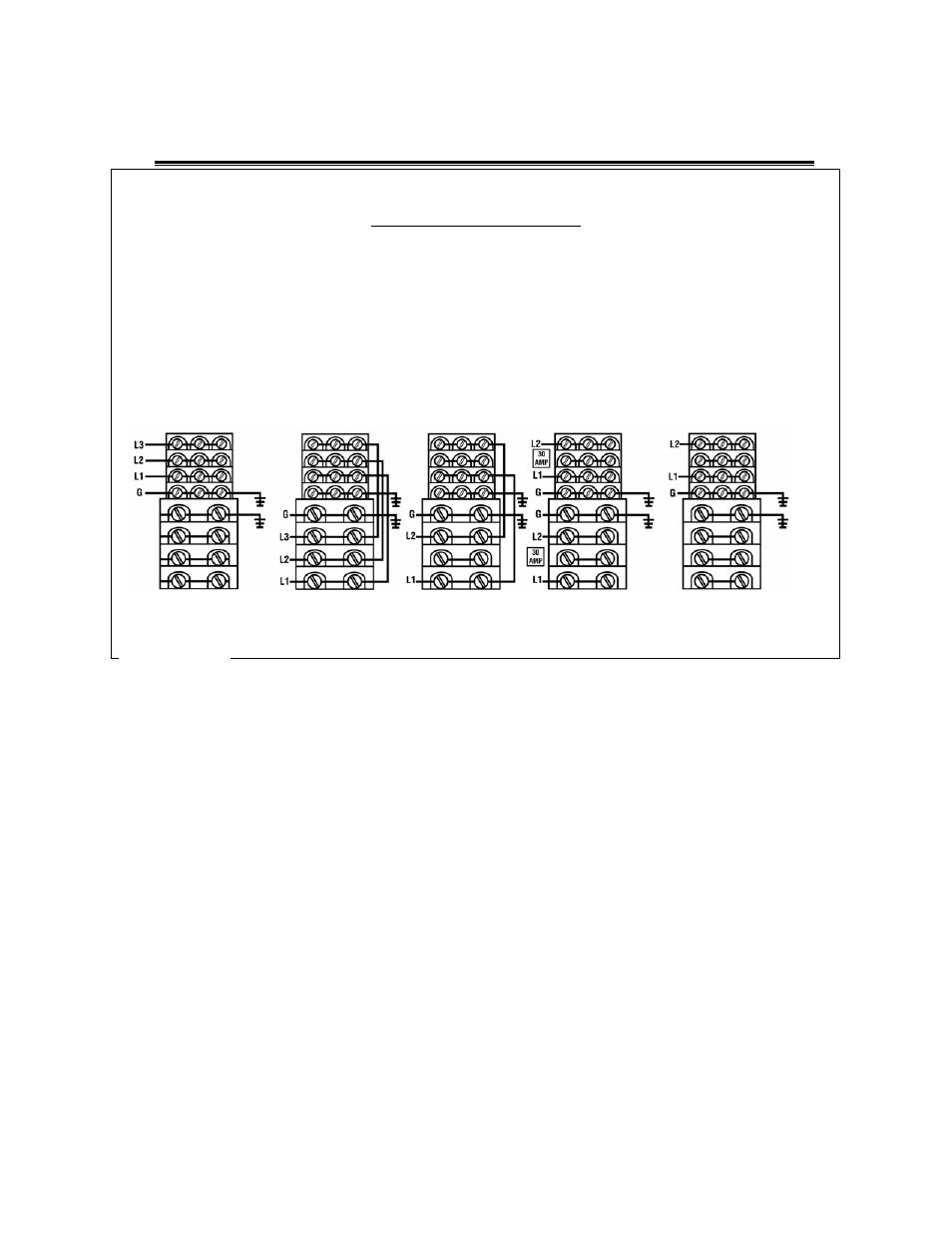 Wiring options, Phase and 1 phase wiring options | CMA Dishmachines CMA-180 User Manual | Page 14 / 19