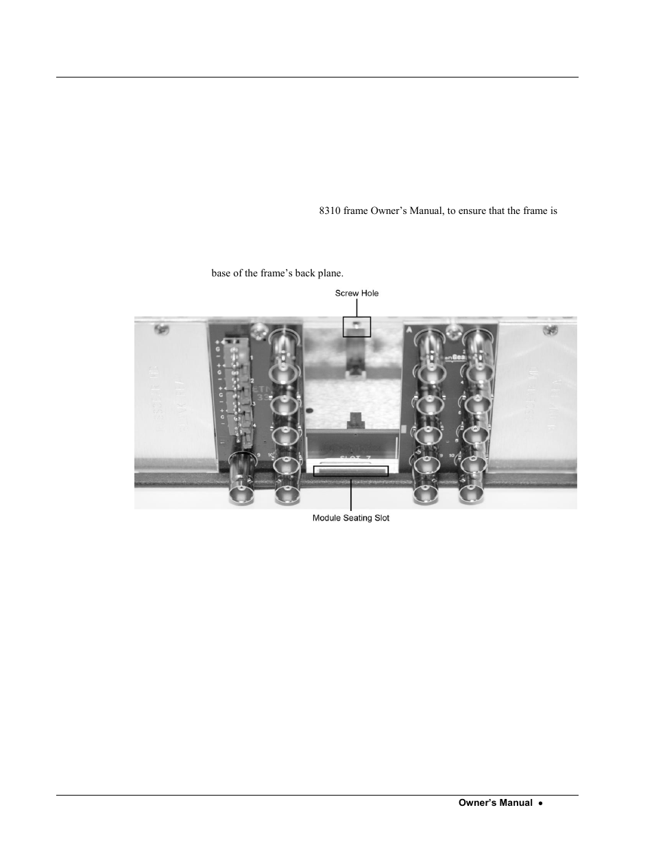 Rear module installation (optional) | Sierra Video UDC-162 User Manual | Page 10 / 32