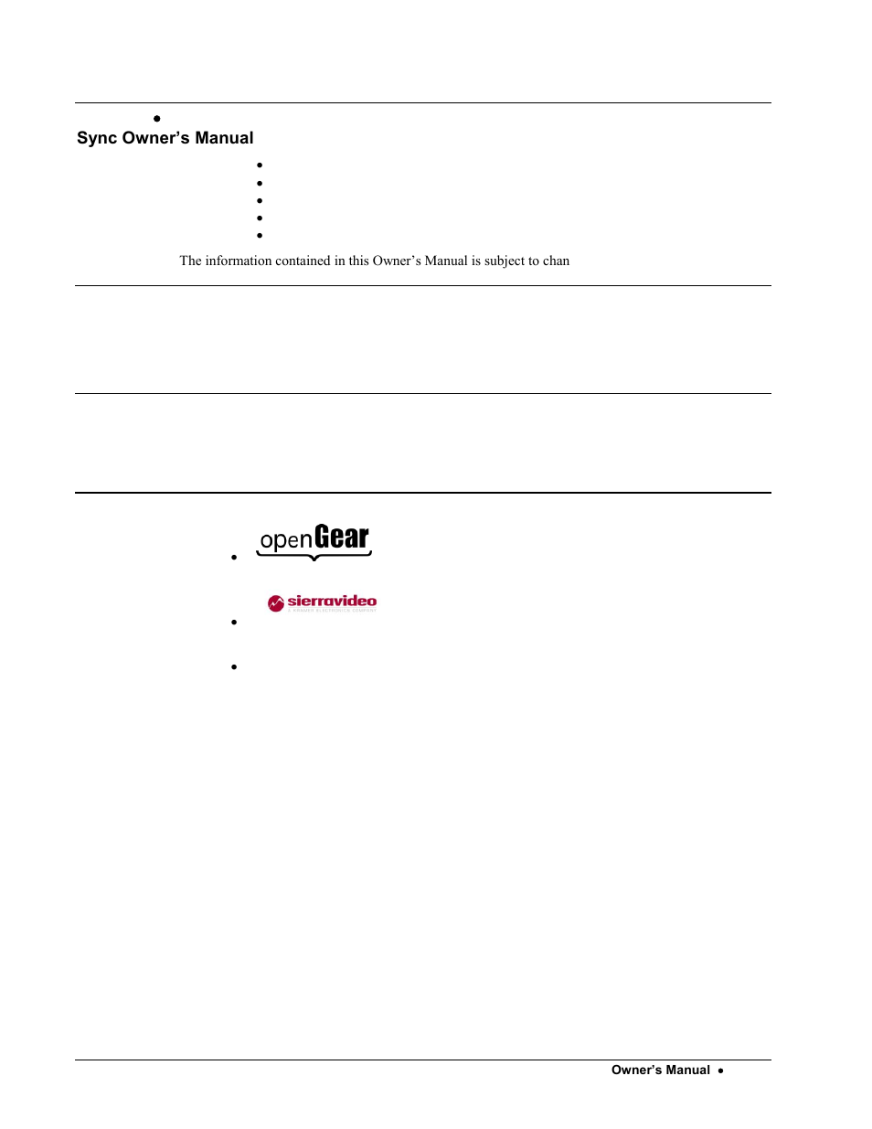 Sierra Video UDC-162 User Manual | Page 2 / 32