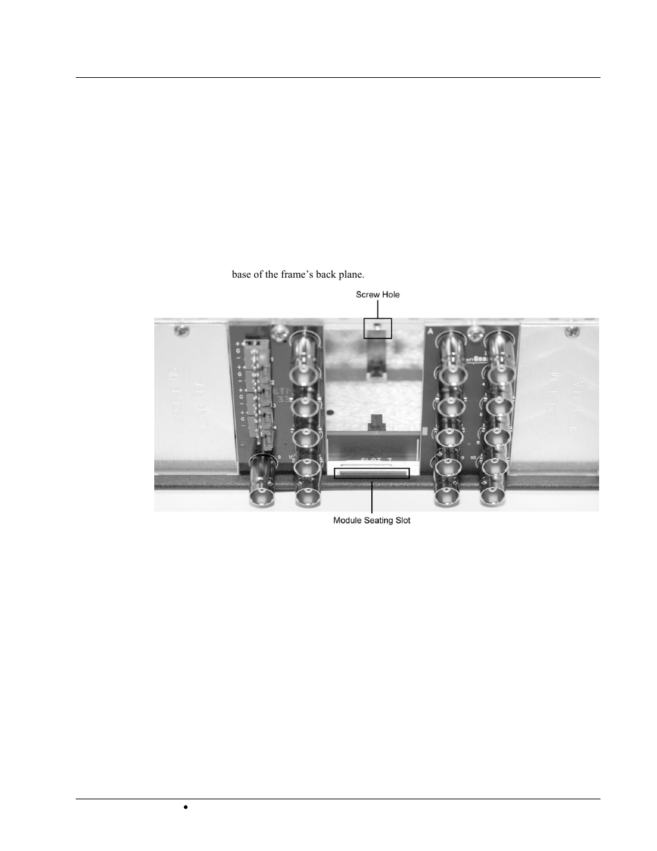 Rear module installation (optional) | Sierra Video UDC-163 User Manual | Page 11 / 31