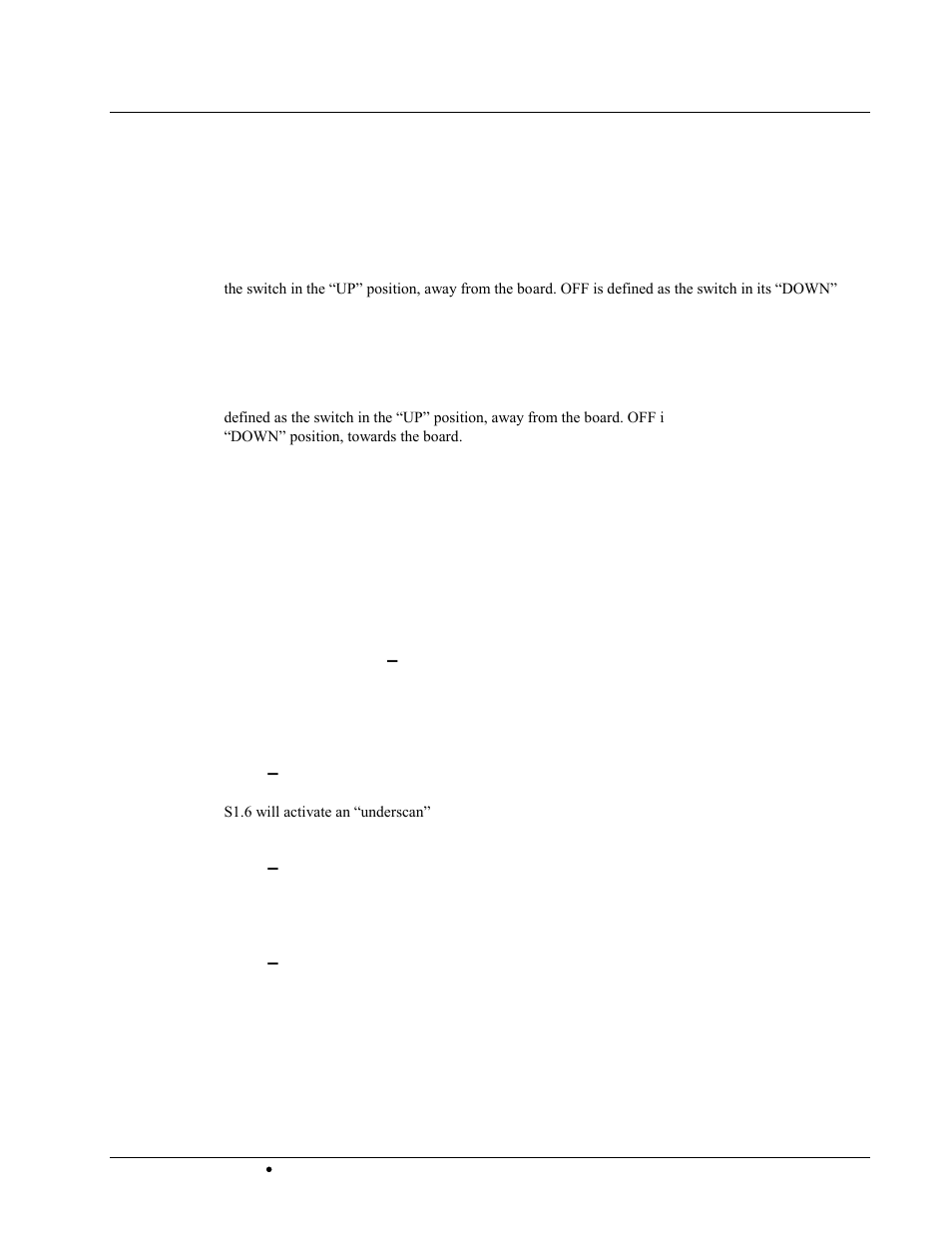 Card control and status, Switch s1 | Sierra Video UDC-163 User Manual | Page 13 / 31