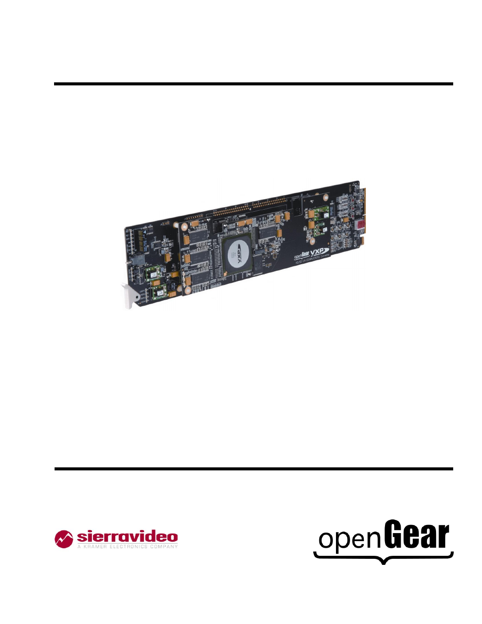Sierra Video UPC-166 User Manual | 123 pages