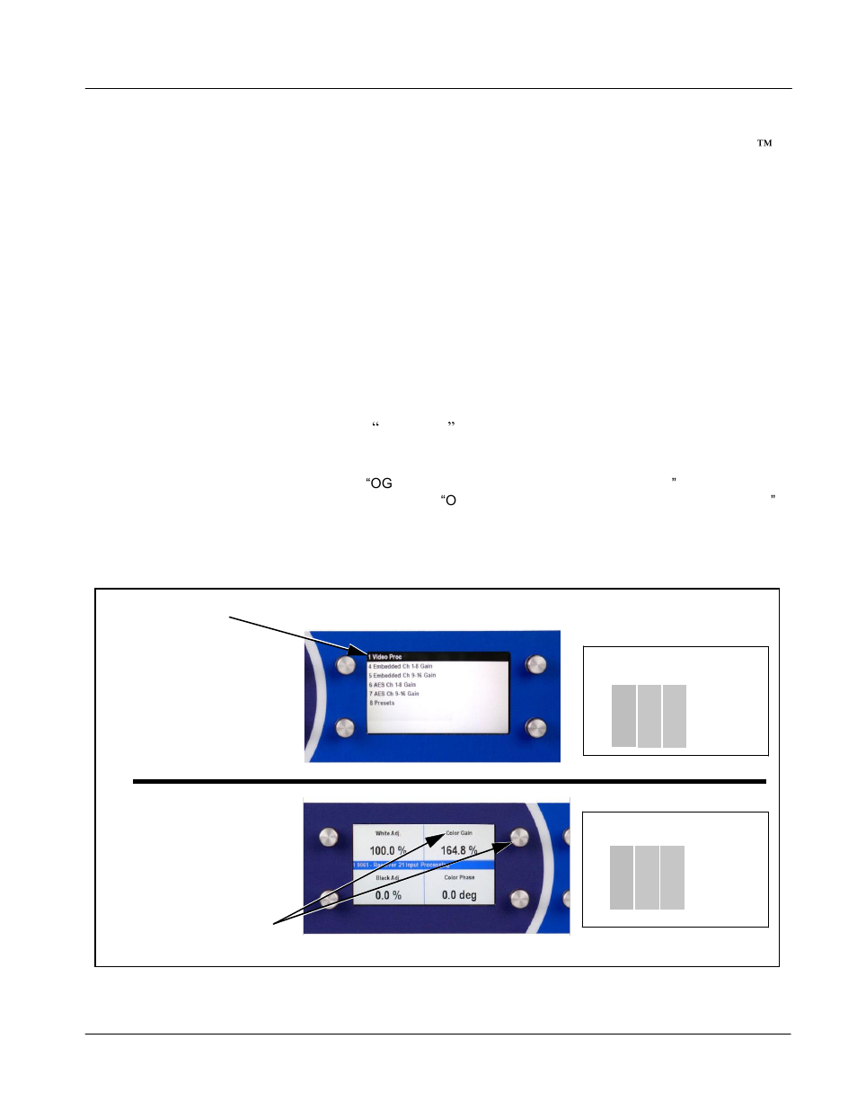 Operating instructions, Control and display descriptions cobalt, Remote control panel user interfaces | Sierra Video UPC-166 User Manual | Page 55 / 123