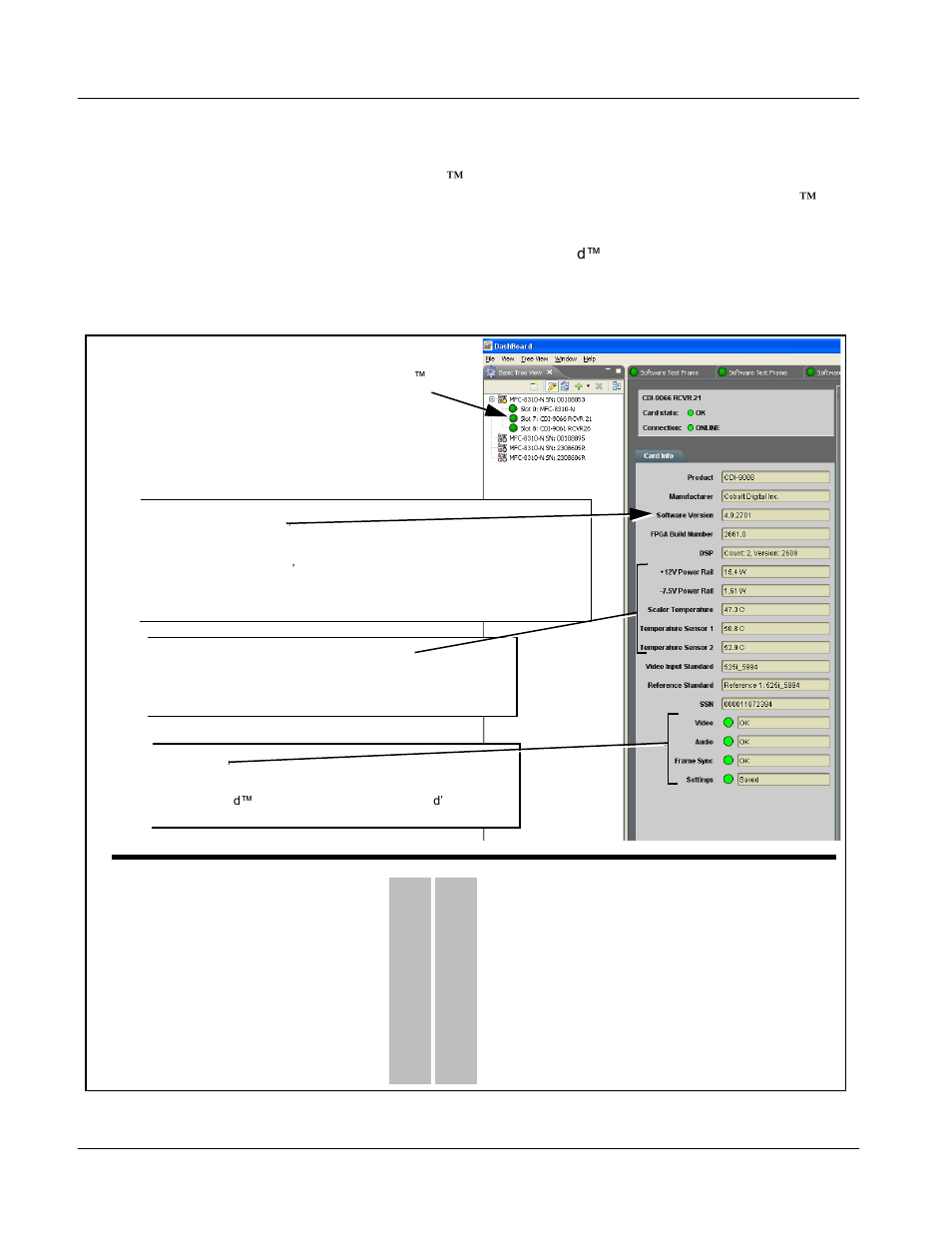 Checking upc-166 card information | Sierra Video UPC-166 User Manual | Page 58 / 123
