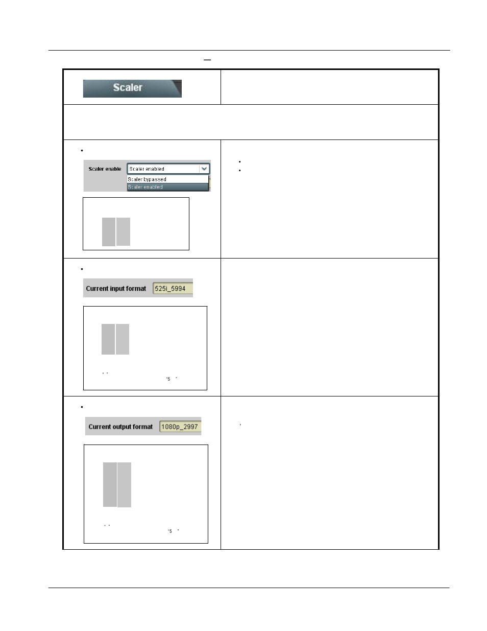Operating instructions, Upc-166 function submenu list and descriptions | Sierra Video UPC-166 User Manual | Page 67 / 123