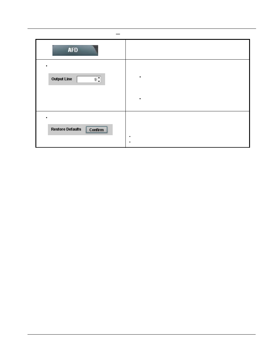 Operating instructions, Upc-166 function submenu list and descriptions | Sierra Video UPC-166 User Manual | Page 75 / 123