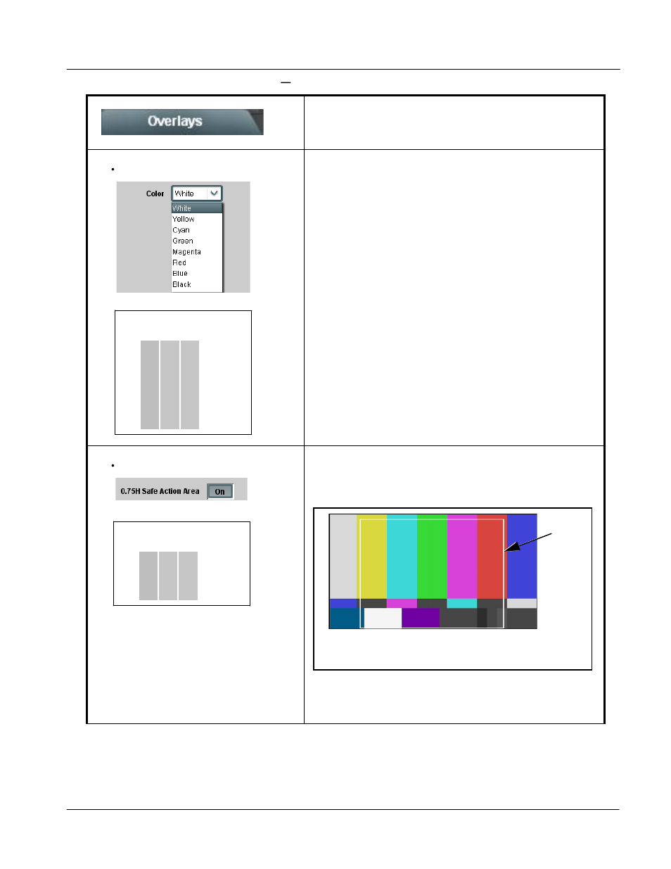 Operating instructions, Upc-166 function submenu list and descriptions | Sierra Video UPC-166 User Manual | Page 77 / 123