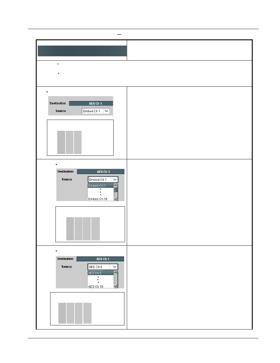 Operating instructions, Upc-166 function submenu list and descriptions | Sierra Video UPC-166 User Manual | Page 93 / 123