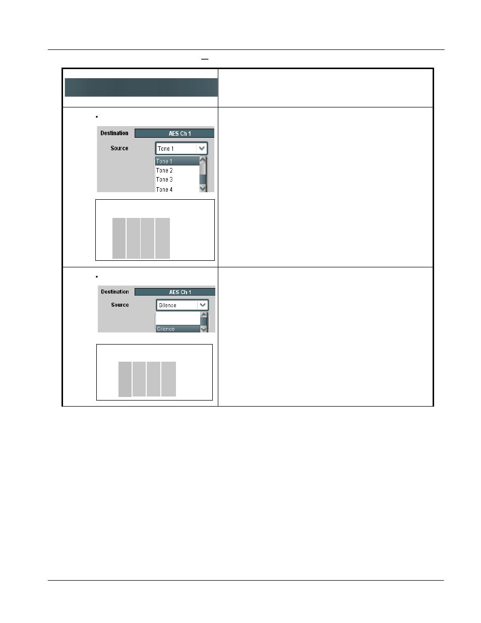 Operating instructions, Upc-166 function submenu list and descriptions | Sierra Video UPC-166 User Manual | Page 95 / 123