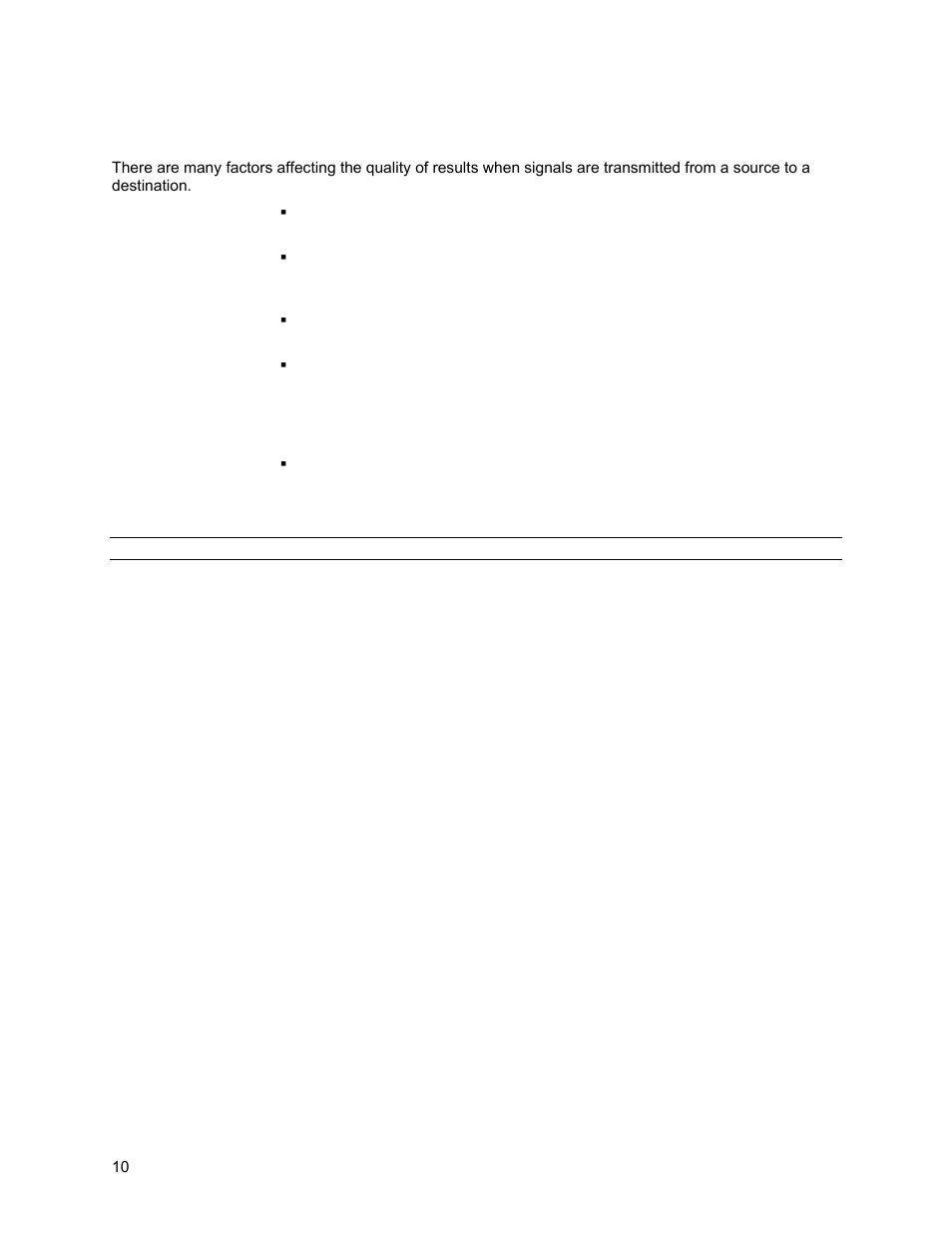 Factors affecting quality of results | Sierra Video Ponderosa 3G Series Routing Switcher User Manual | Page 16 / 104