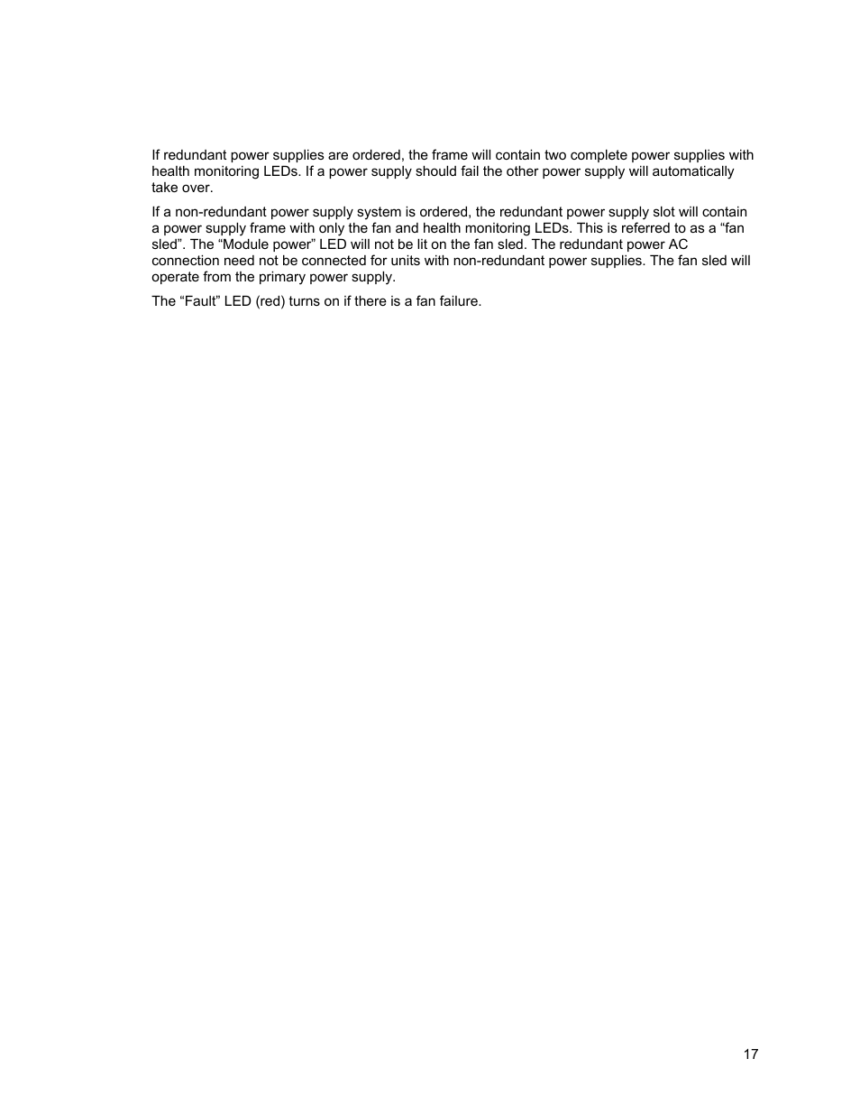 Redundant power supplies | Sierra Video Ponderosa 3G Series Routing Switcher User Manual | Page 23 / 104