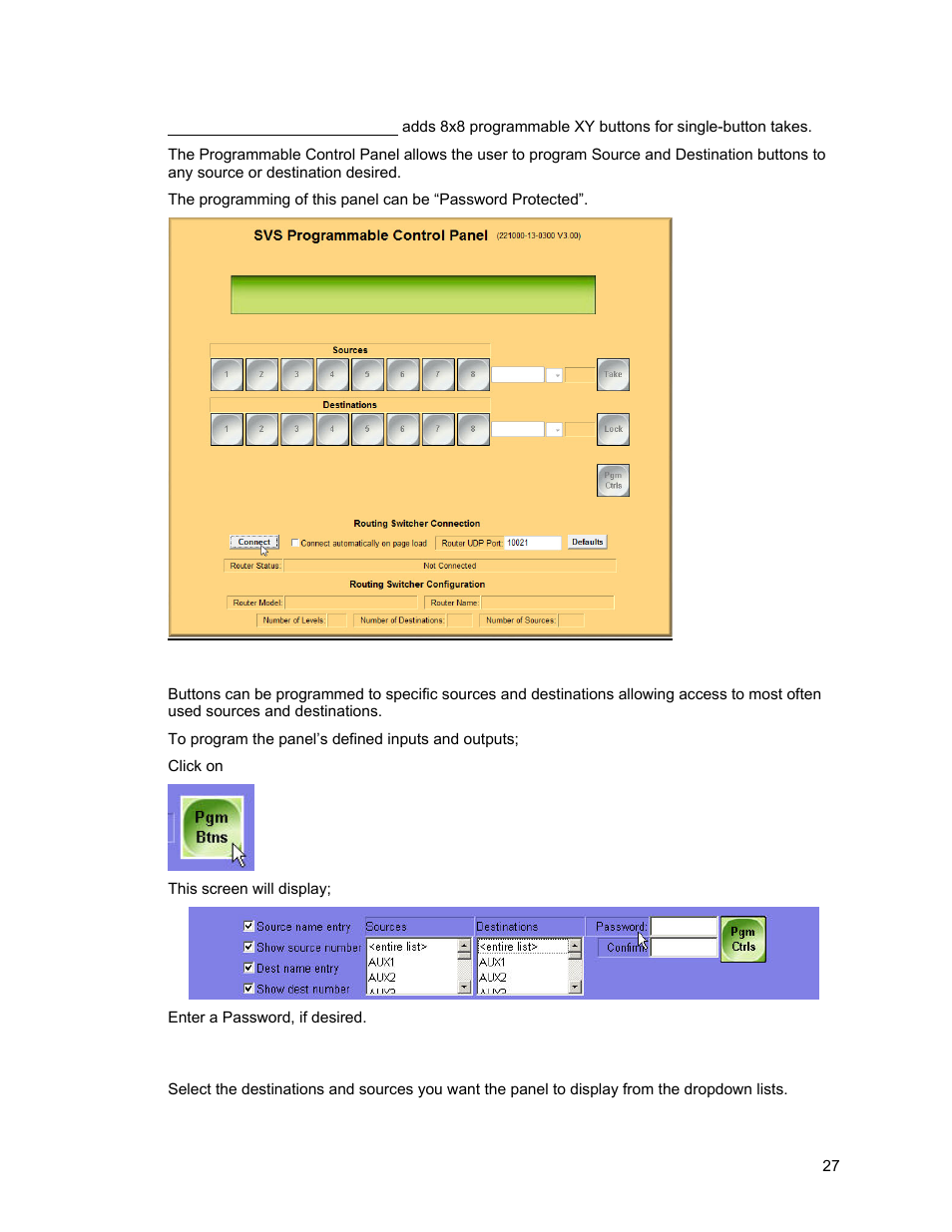 Sierra Video Ponderosa 3G Series Routing Switcher User Manual | Page 33 / 104