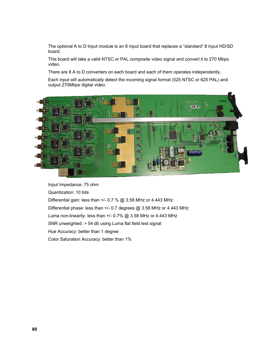 Sierra Video Ponderosa 3G Series Routing Switcher Family with MediaNav User Manual | Page 86 / 128