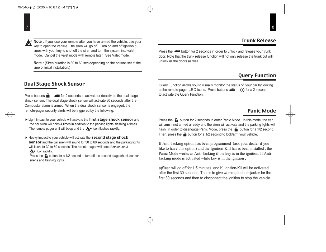 CompuSTAR 2WSHR LED User Manual | Page 5 / 8